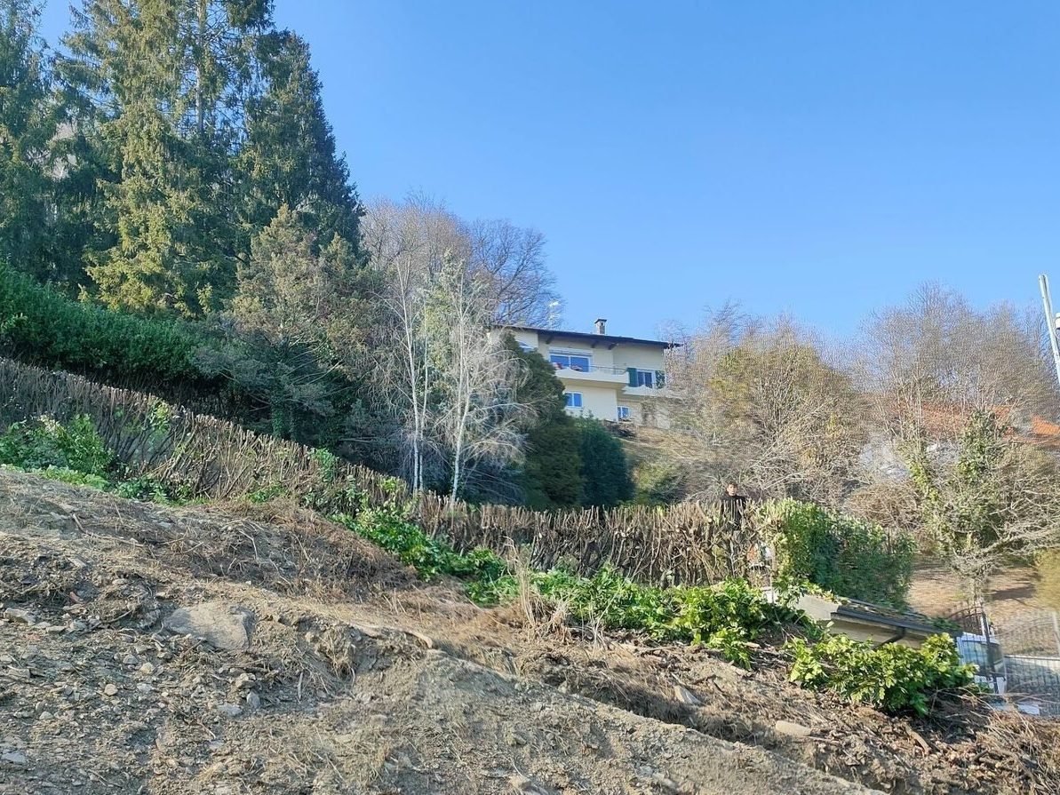 Pulizia e sistemazione di un terreno in pendenza